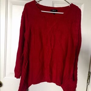 Red sweater Style&Co in Large